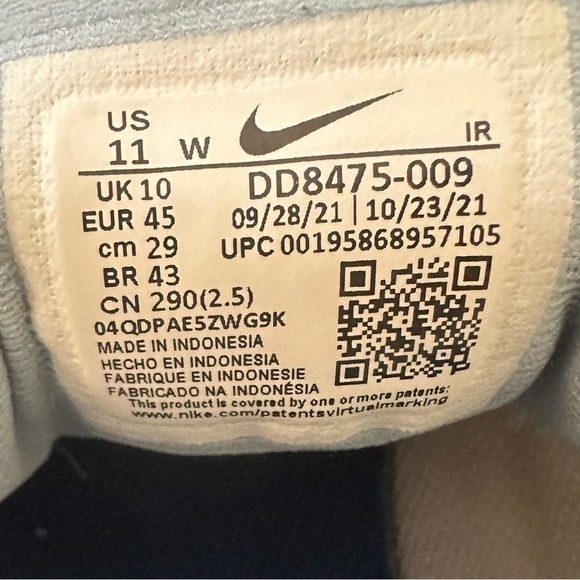 Nike Men's Revolution 6 NN Low Top Running Shoe, Grey Blue, Size 11W - Picture 11 of 12